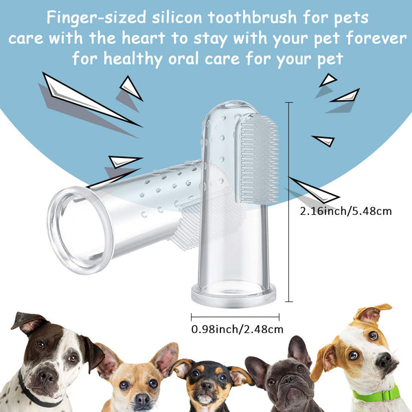 Transparent Finger Brush for Cats and Dogs pets-park-pk