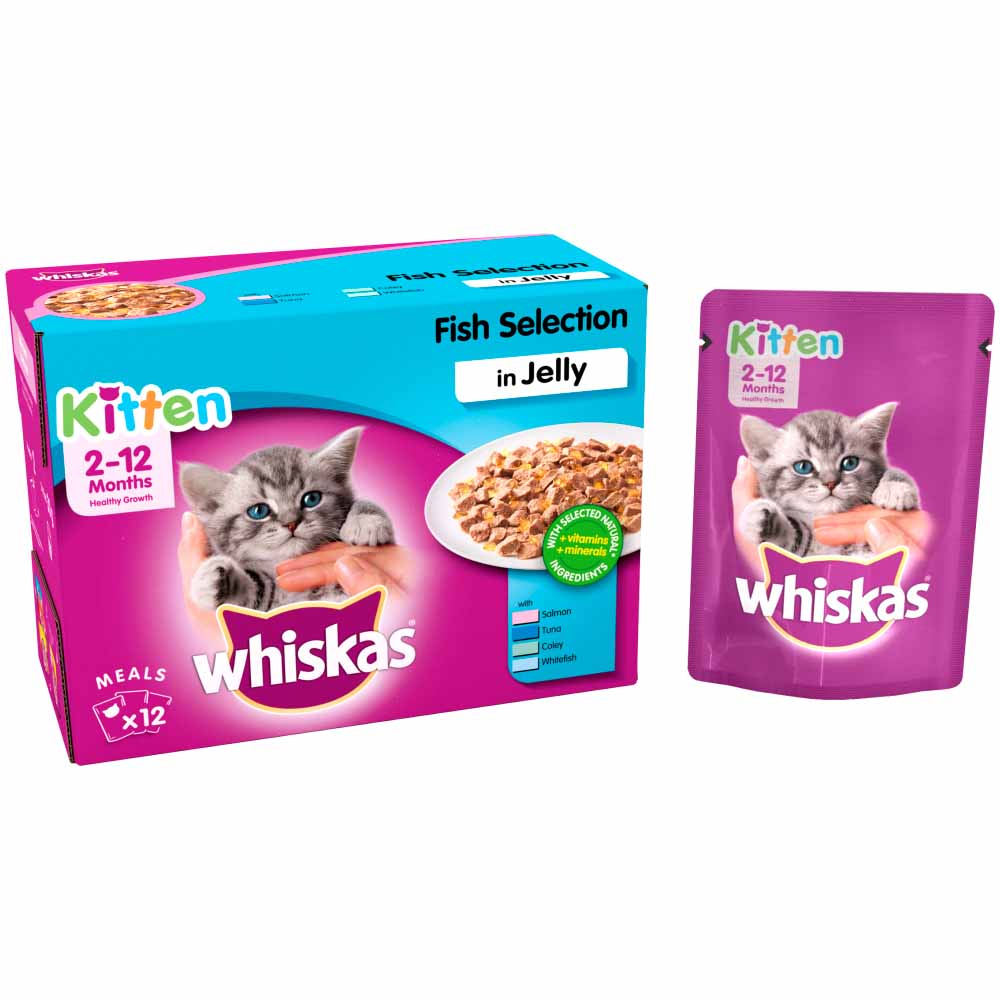 Whiskas Jelly For Kittens 2-12 Months * 1 100gm Pouch pets-park-pk