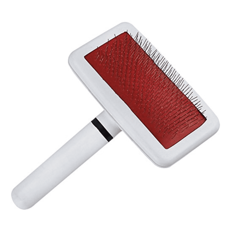 White Grooming Brush for Cats and Dogs pets-park-pk