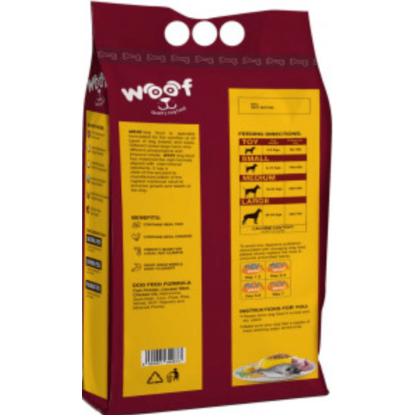 Woof Adult Dog Food – 3 KG pets-park-pk