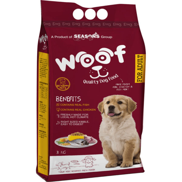 Woof Adult Dog Food – 3 KG pets-park-pk