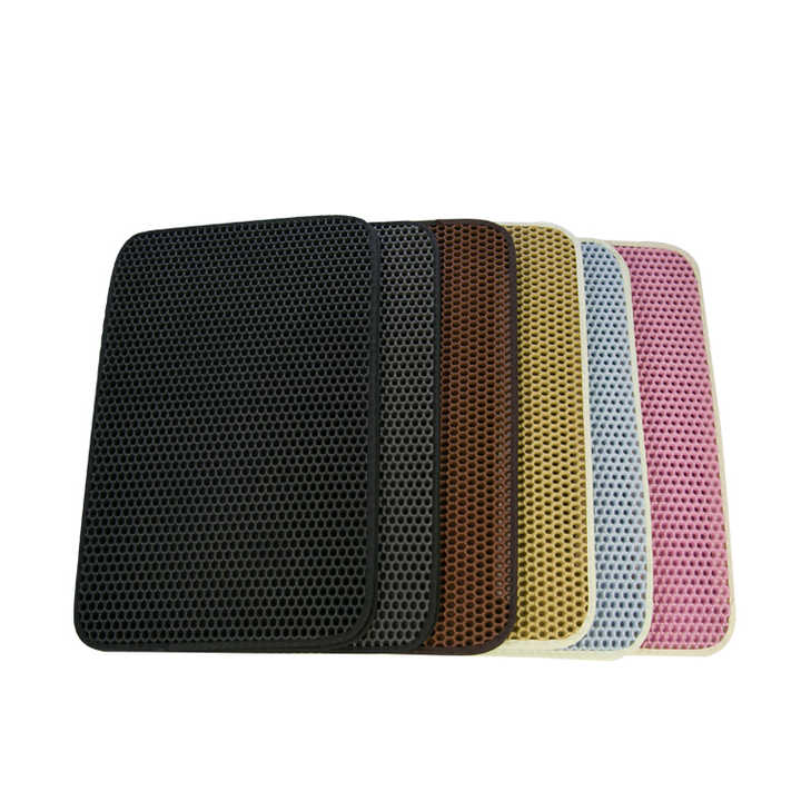 Qbellpet Durable double layer foldable waterproof eva scratching pet cat litter mat pets-park-pk